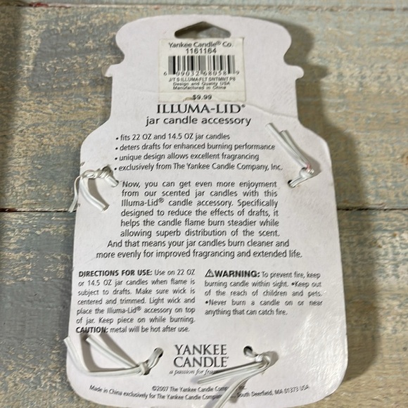 Yankee candle jar lid pewter finish - Picture 4 of 6